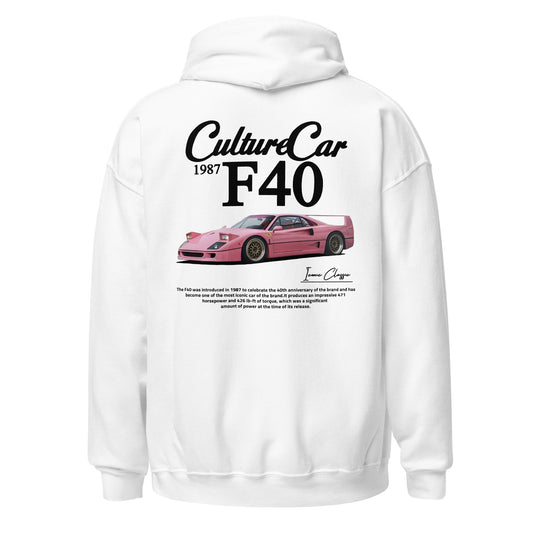 Hoodie F40 rose